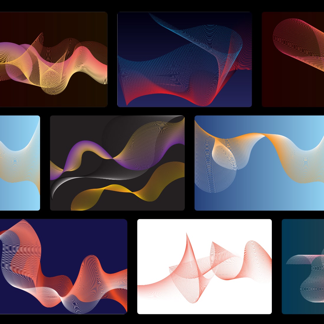 Abstract Pattern Vector Art preview image.