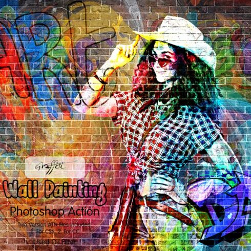 Graffiti Wall Painting Ps Action cover image.