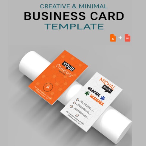 Business card Template( Virtical) cover image.