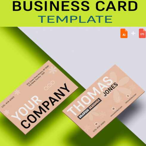 Business Card Template (Minimal) cover image.