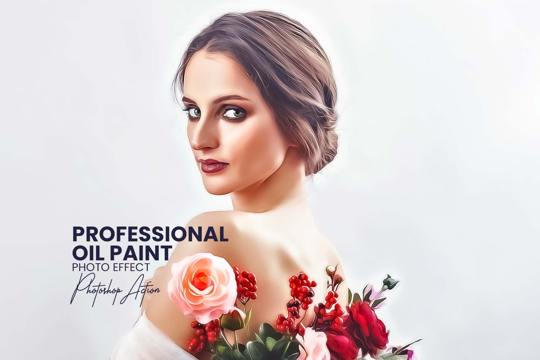 professional oil paint photoshop actions 523