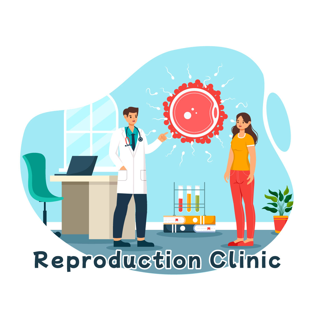 9 Reproduction Clinic Illustration preview image.