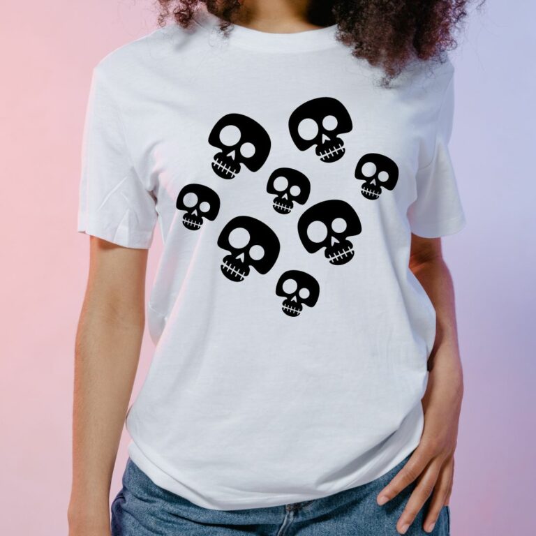 Skull T-shirt Design - MasterBundles