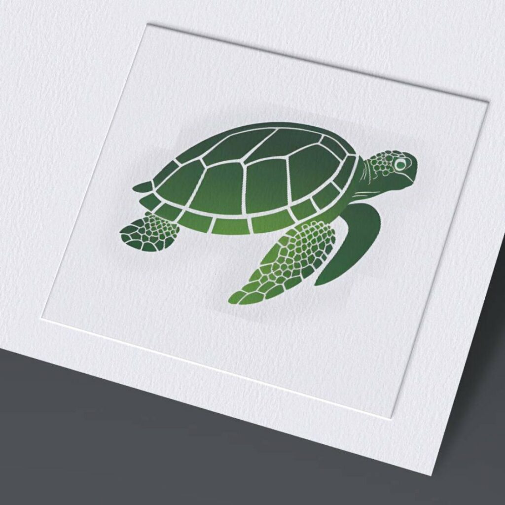 Turtle Logo - MasterBundles