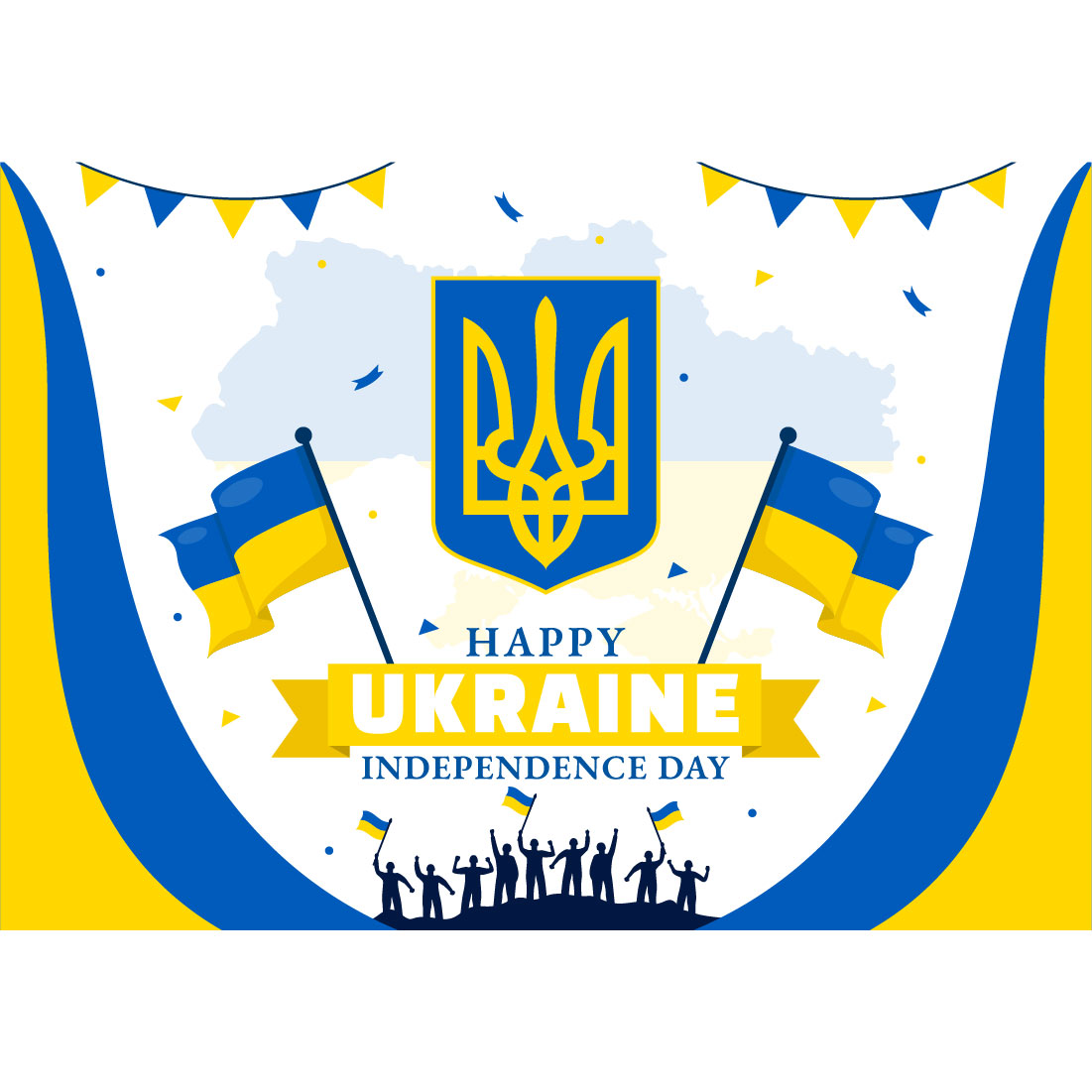 13 Ukraine Independence Day Illustration preview image.