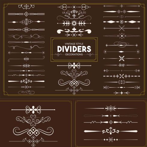 Abstract Decorative Lines Dividers cover image.