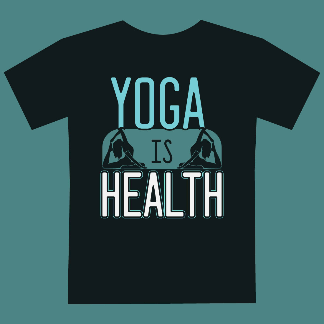 Inspiring Yoga T-shirt Design for Ultimate Comfort and Style preview image.