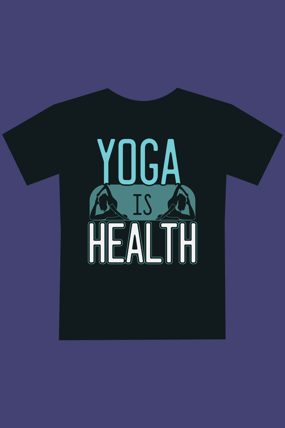 Inspiring Yoga T-shirt Design for Ultimate Comfort and Style pinterest preview image.