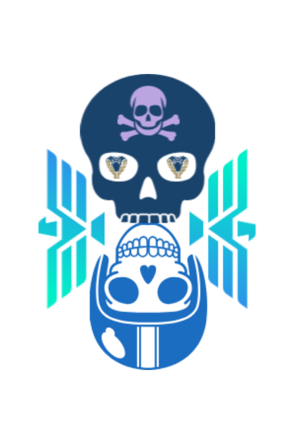 Skull design for t shirts pinterest preview image.
