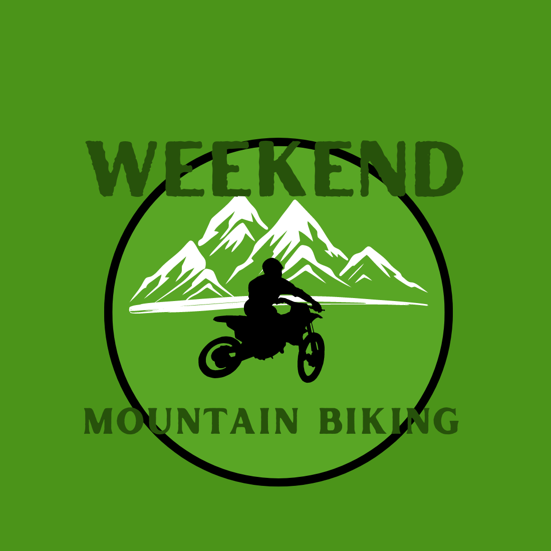 "Masterpiece Collection: Five Exquisite T-Shirt Designs, biking, awsome for your biking trips preview image.