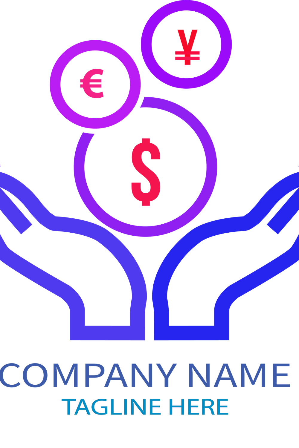 Money Logo Design pinterest preview image.