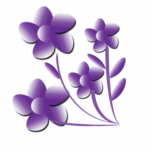 Vector-flower-with-magenta-family cover image.