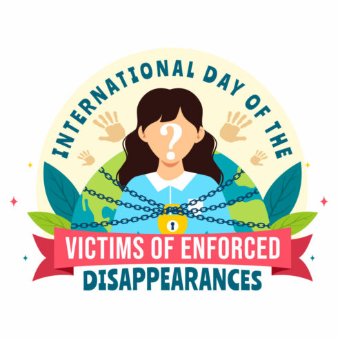 12 Day of the Victims of Enforced Disappearances Illustration cover image.