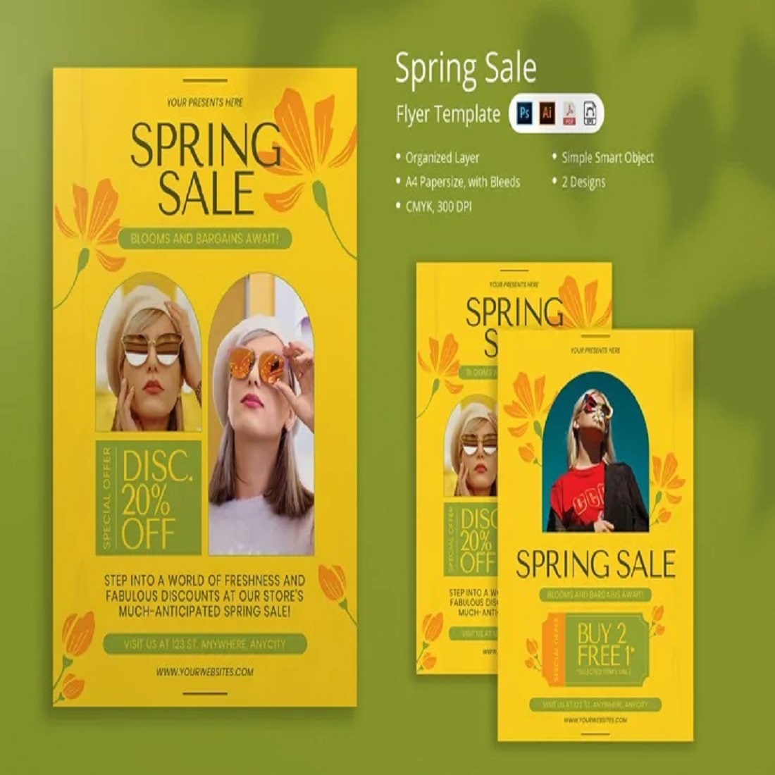 Spring Sale Flyer cover image.