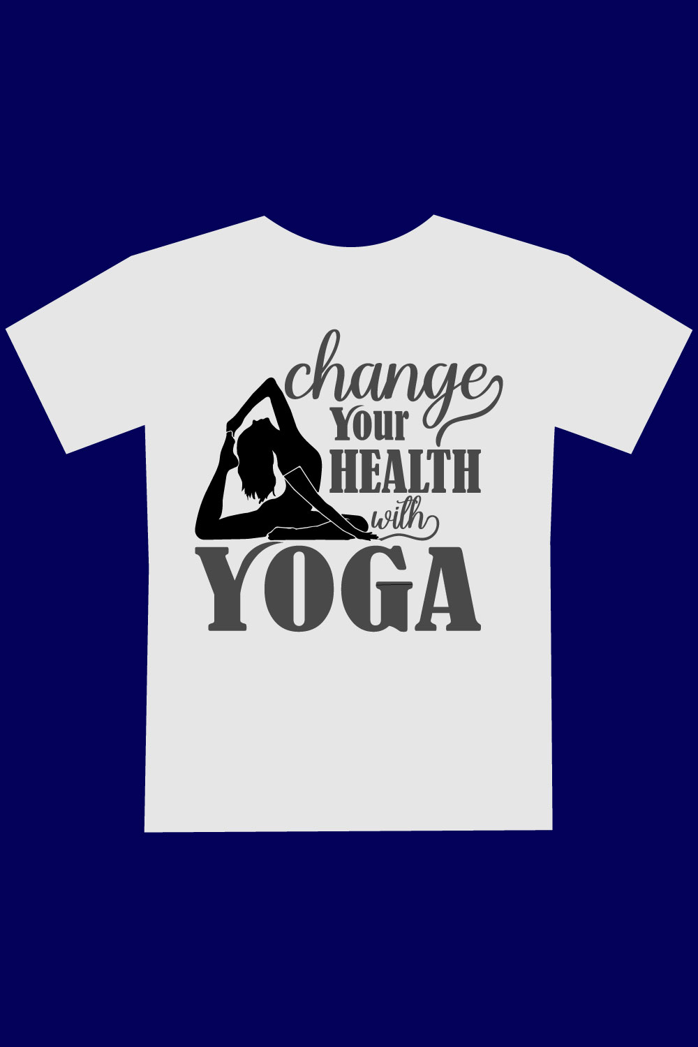 Inspiring Yoga T-shirt Design for Ultimate Comfort and Style pinterest preview image.