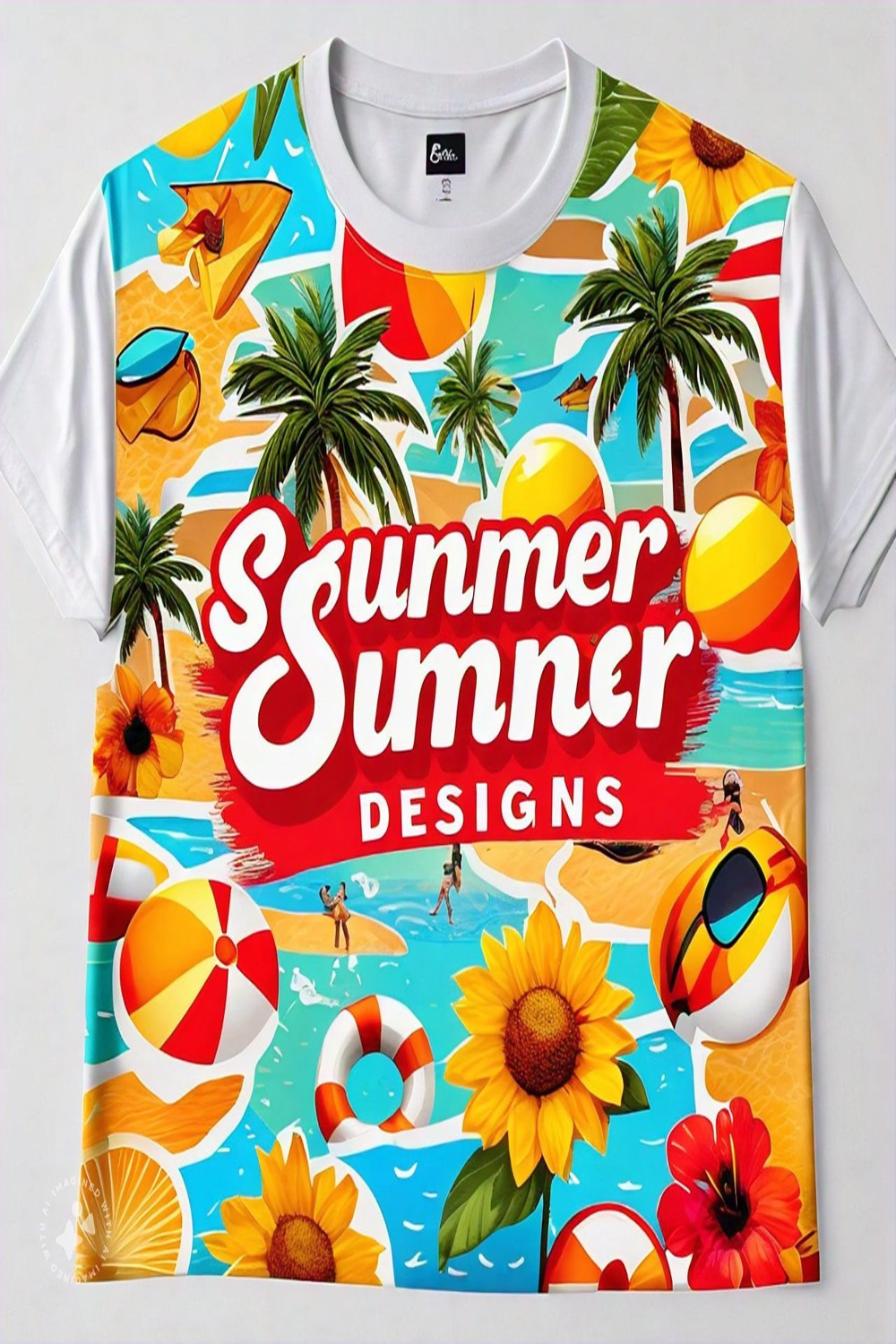 5 summer t-shirt designs pinterest preview image.