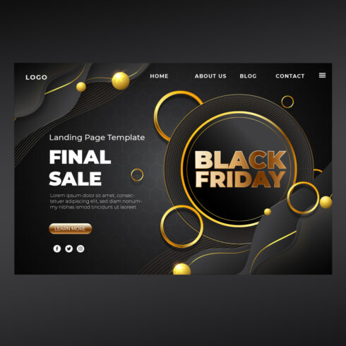 Premium Black Friday Templates cover image.