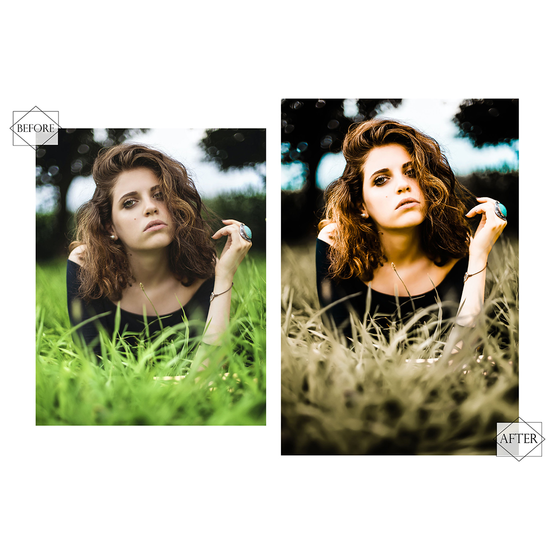 12 Attractive Sage Photoshop Actions, Spring ACR Preset, Moody Ps Filter, Portrait And Lifestyle Theme For Instagram, Blogger, Season Outdoor preview image.
