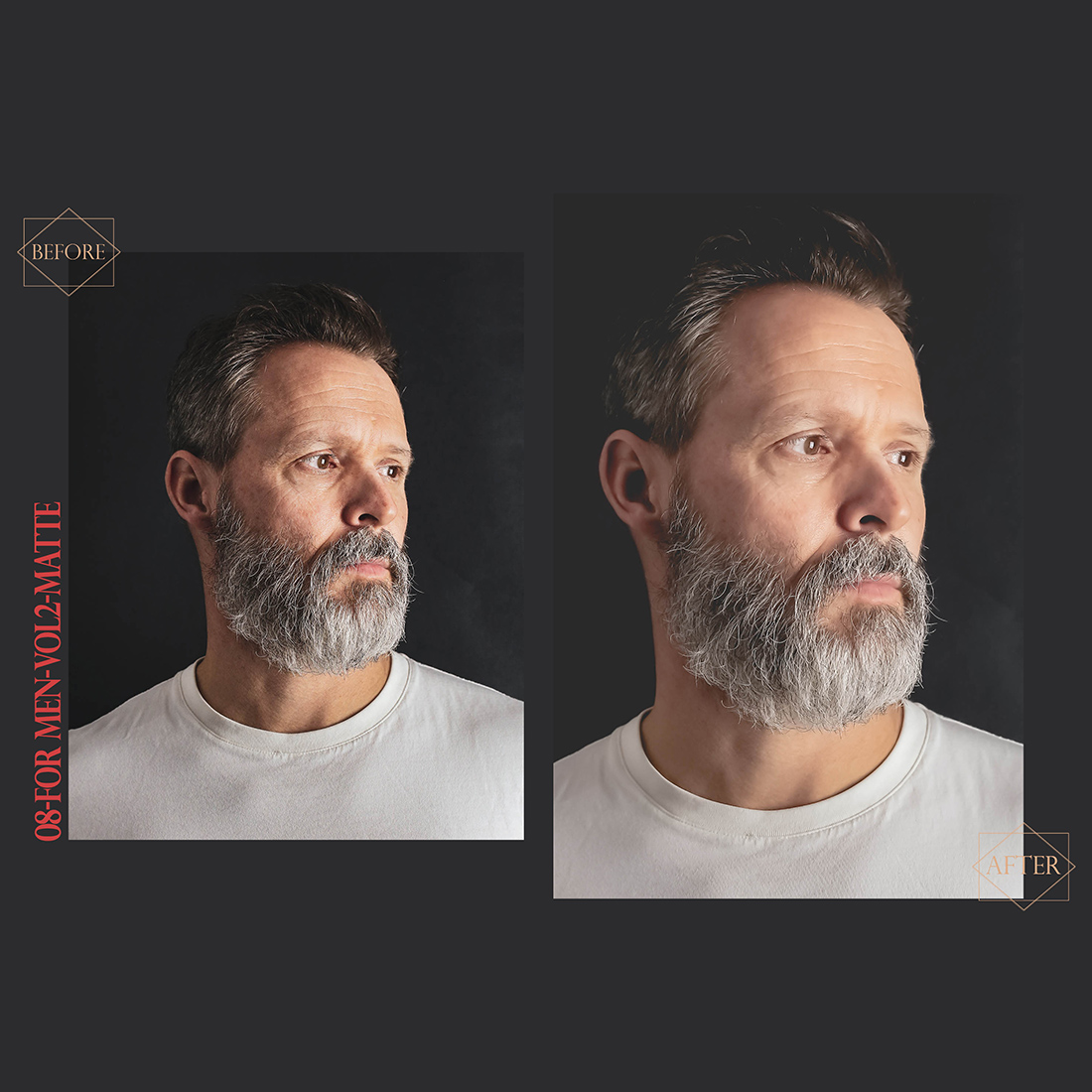 15 For Men Photoshop Actions, Gentleman ACR Preset, Retouch Ps Filter, Portrait And Lifestyle Theme For Instagram, Blogger, Outdoor preview image.