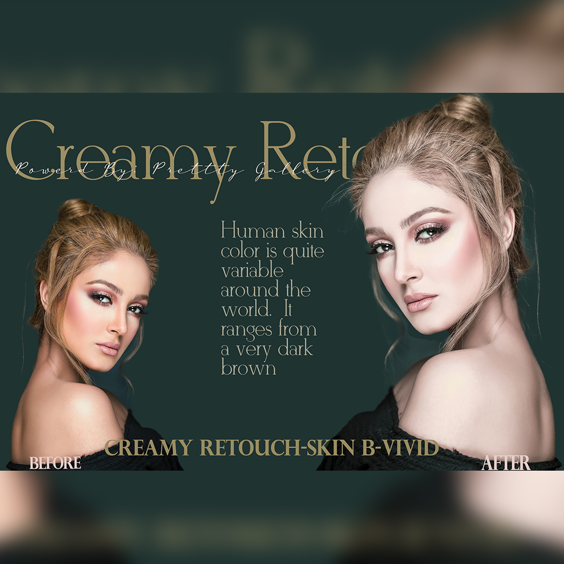 12 Creamy Retouch Lightroom Presets, Cream Bright Mobile Preset, Nude Desktop LR Filter DNG Portrait Lifestyle Top Theme Blogger Instagram preview image.