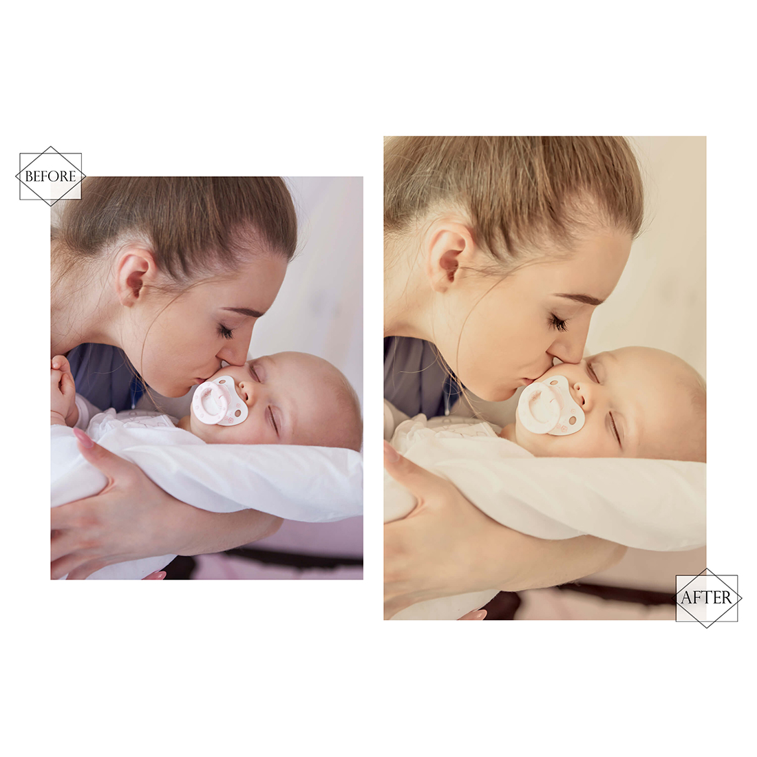 12 Dreamy Mommy Photoshop Actions, Motherhood ACR Preset, Family Filter, Portrait And Lifestyle Theme For Instagram, Blogger, Outdoor preview image.