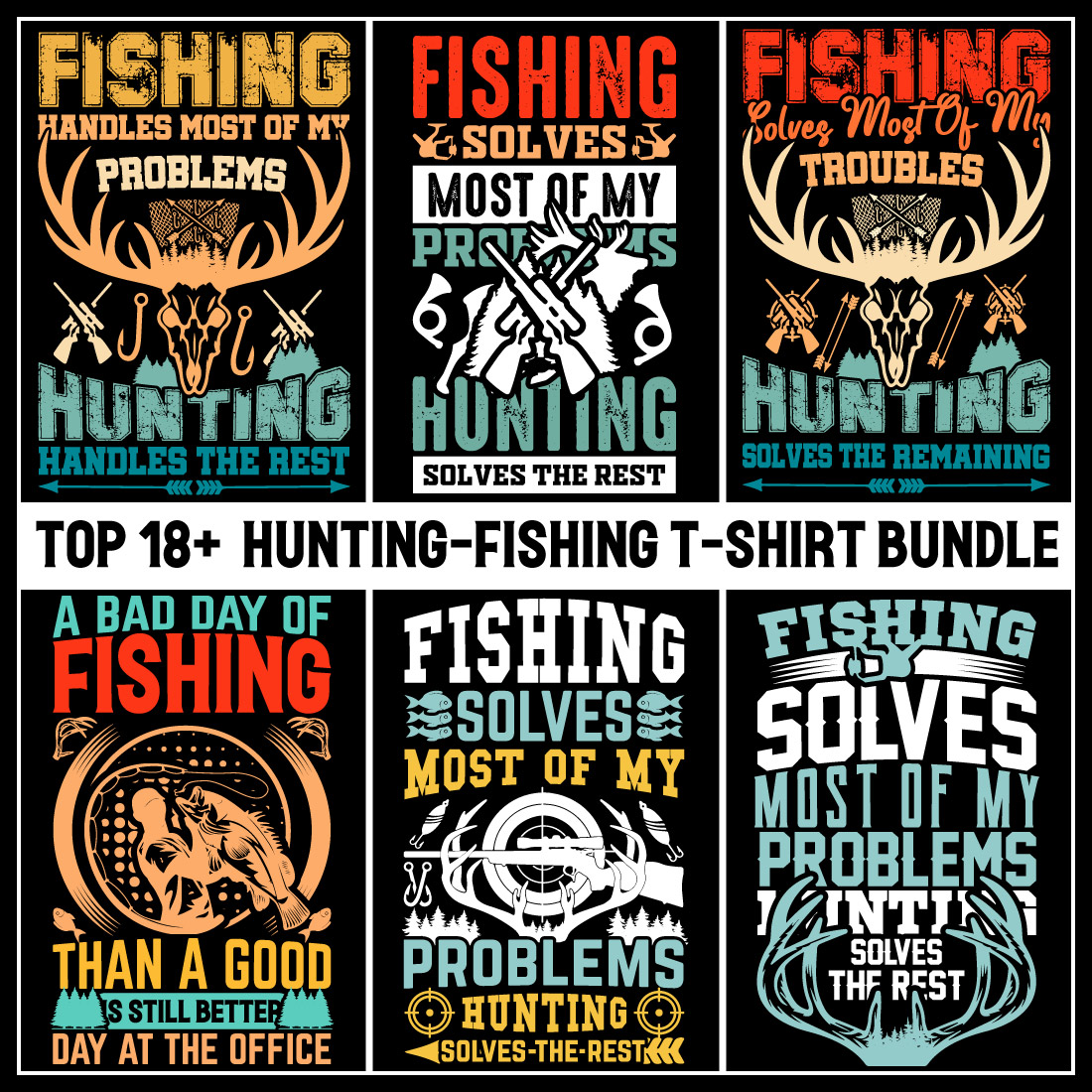 Fishing shirts- Fishing T-shirts- fishing, hunting T-shirts cover image.