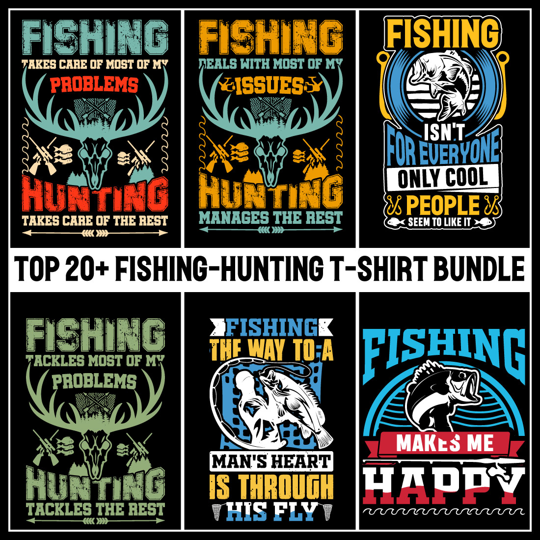 Fishing shirts- Fishing T-shirts- fishing, hunting T-shirts cover image.