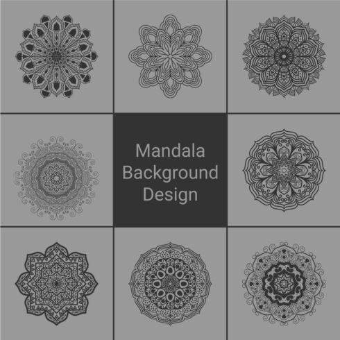 Mandala Background Bundles cover image.