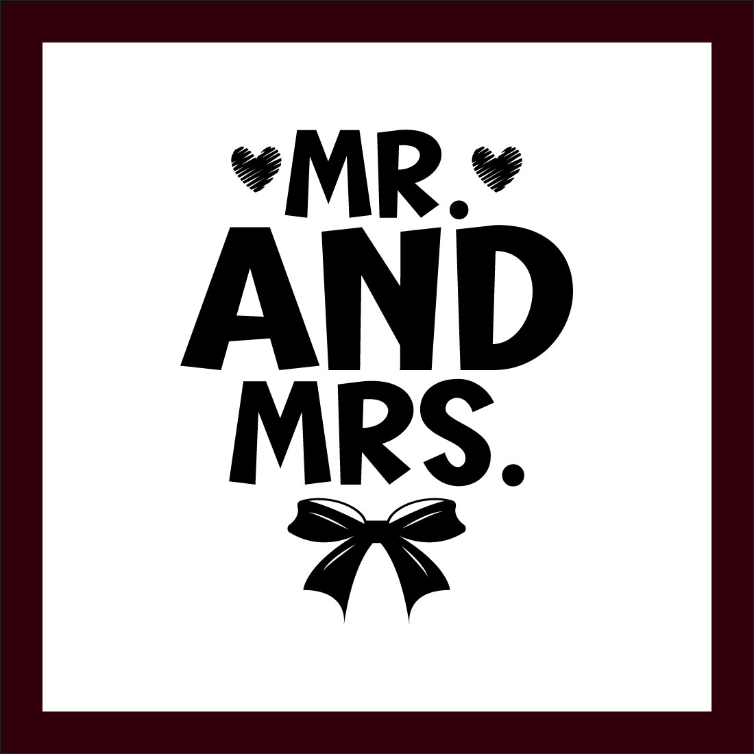 wedding Svg, Mr And Mrs cover image.