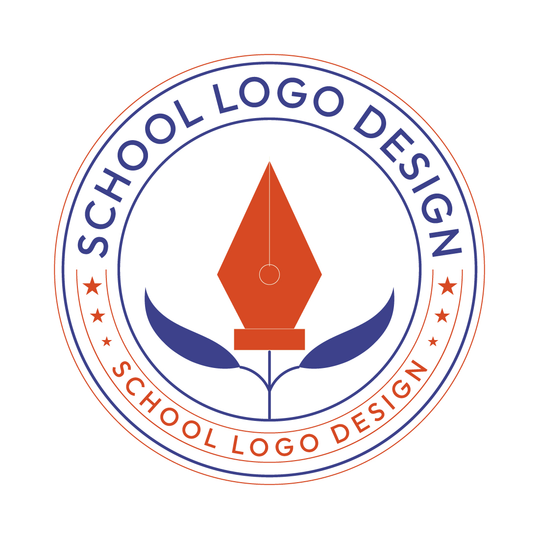 Master Bundle of School, Academy, and Education Logo Designs preview image.