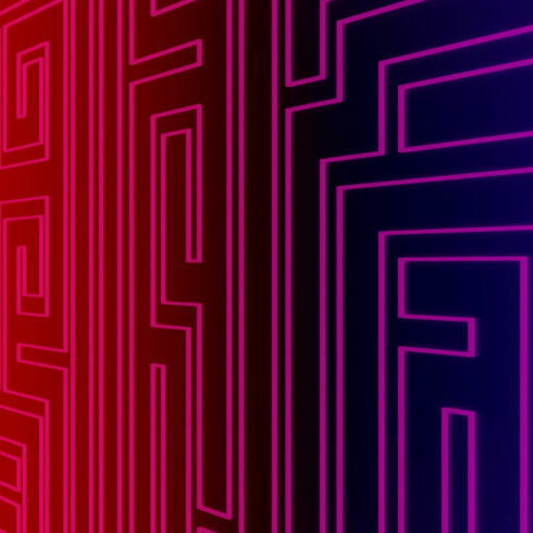 Neon Maze Backgrounds cover image.