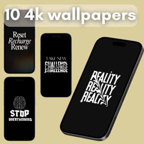 black asthetic phone wallpaper 4k, wallpaper bundle 10 sets, motivational background cover image.