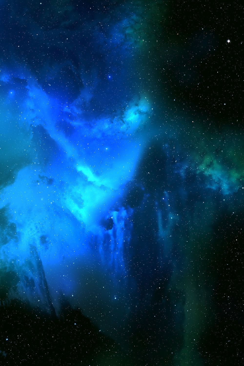 Nebula Backgrounds pinterest preview image.