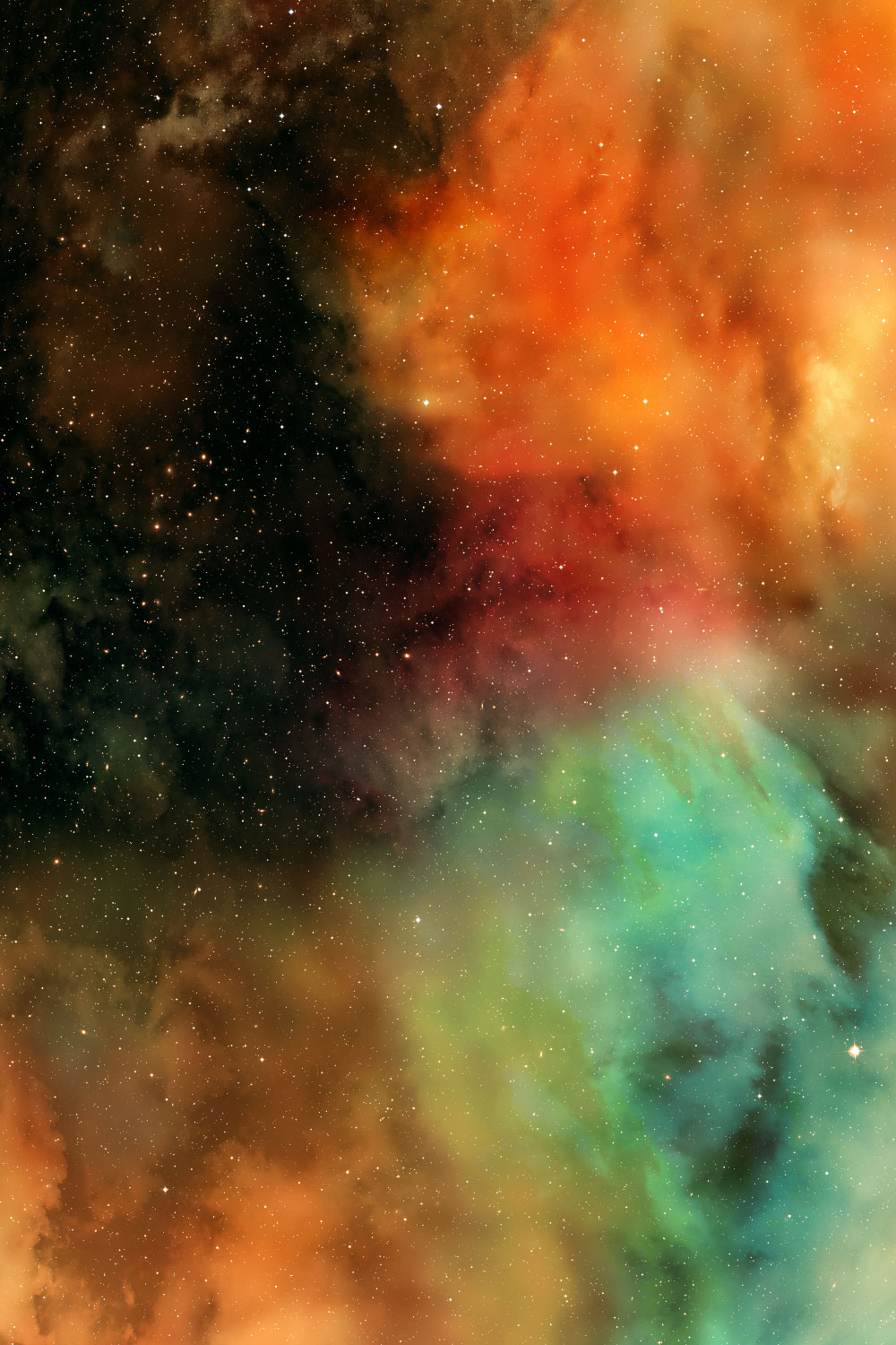 Nebula Backgrounds pinterest preview image.