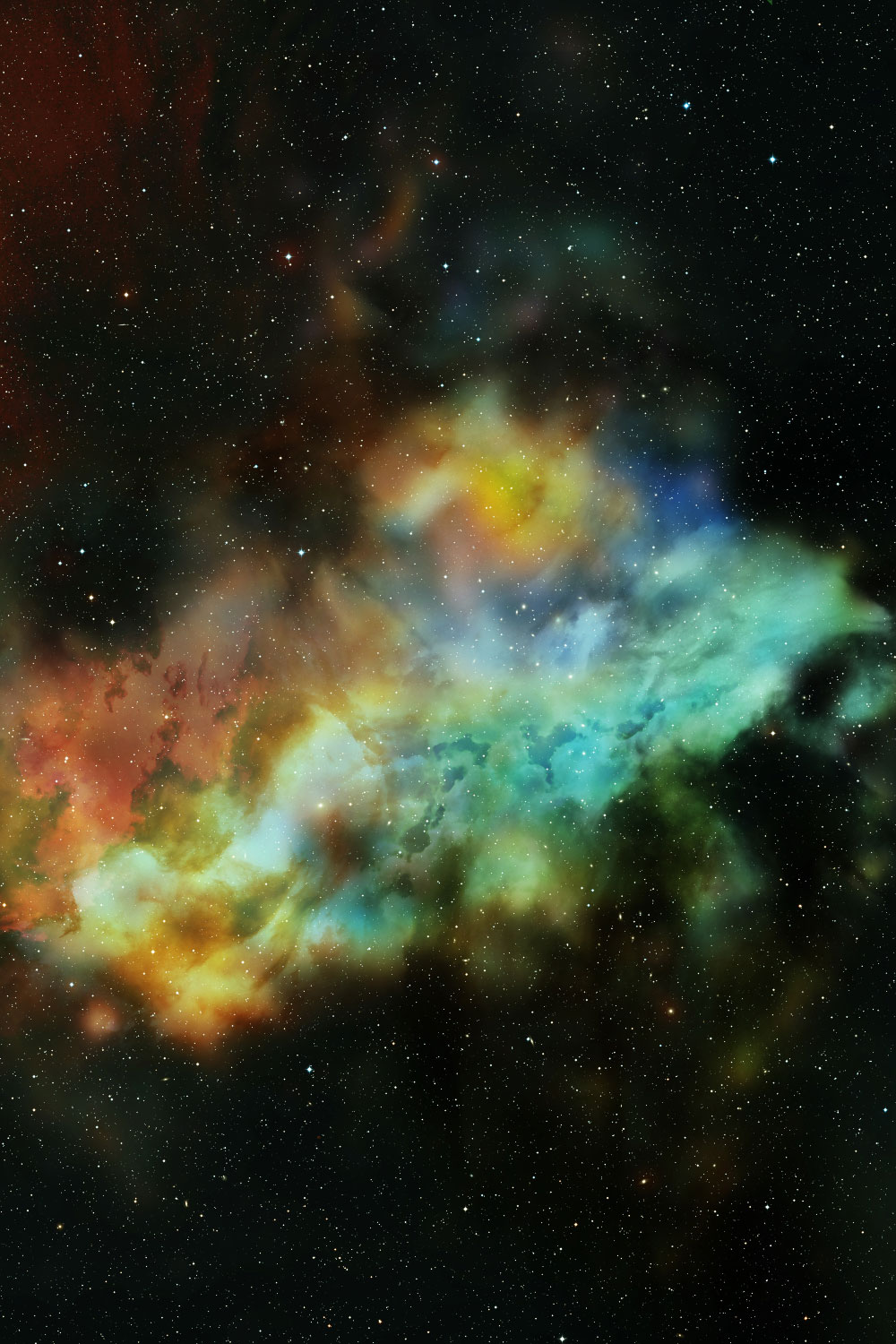 Nebula Backgrounds pinterest preview image.