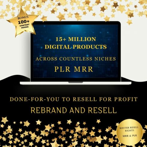 15+ Million Resell Digital Products Bundle for Passive Income cover image.