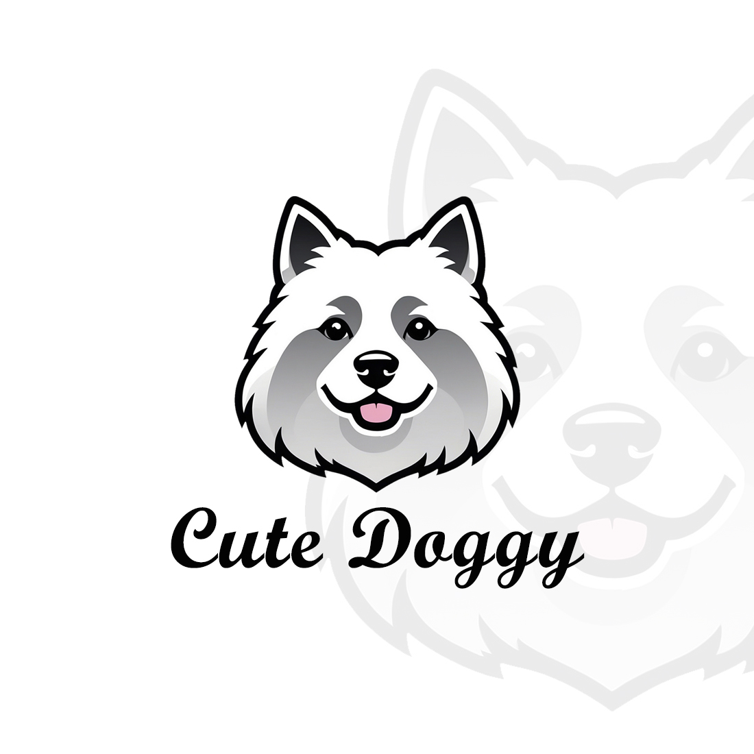 ARCTIC WHITE WOLF - DOG LOGO cover image.
