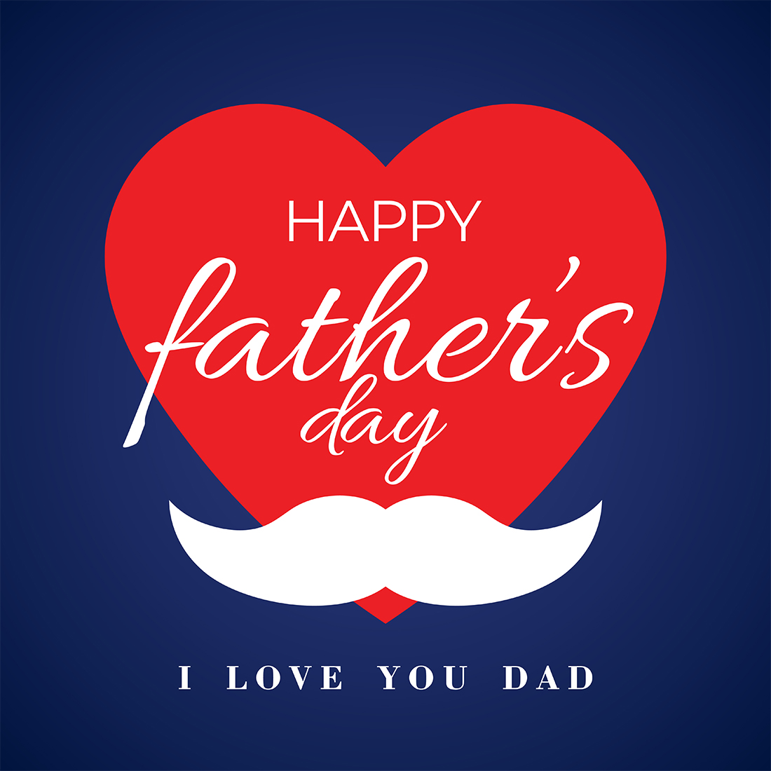 Happy father's day design templates cover image.