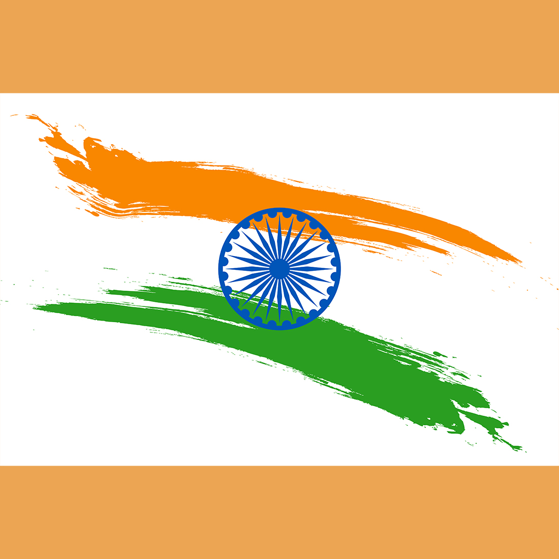 India independence day design templates preview image.