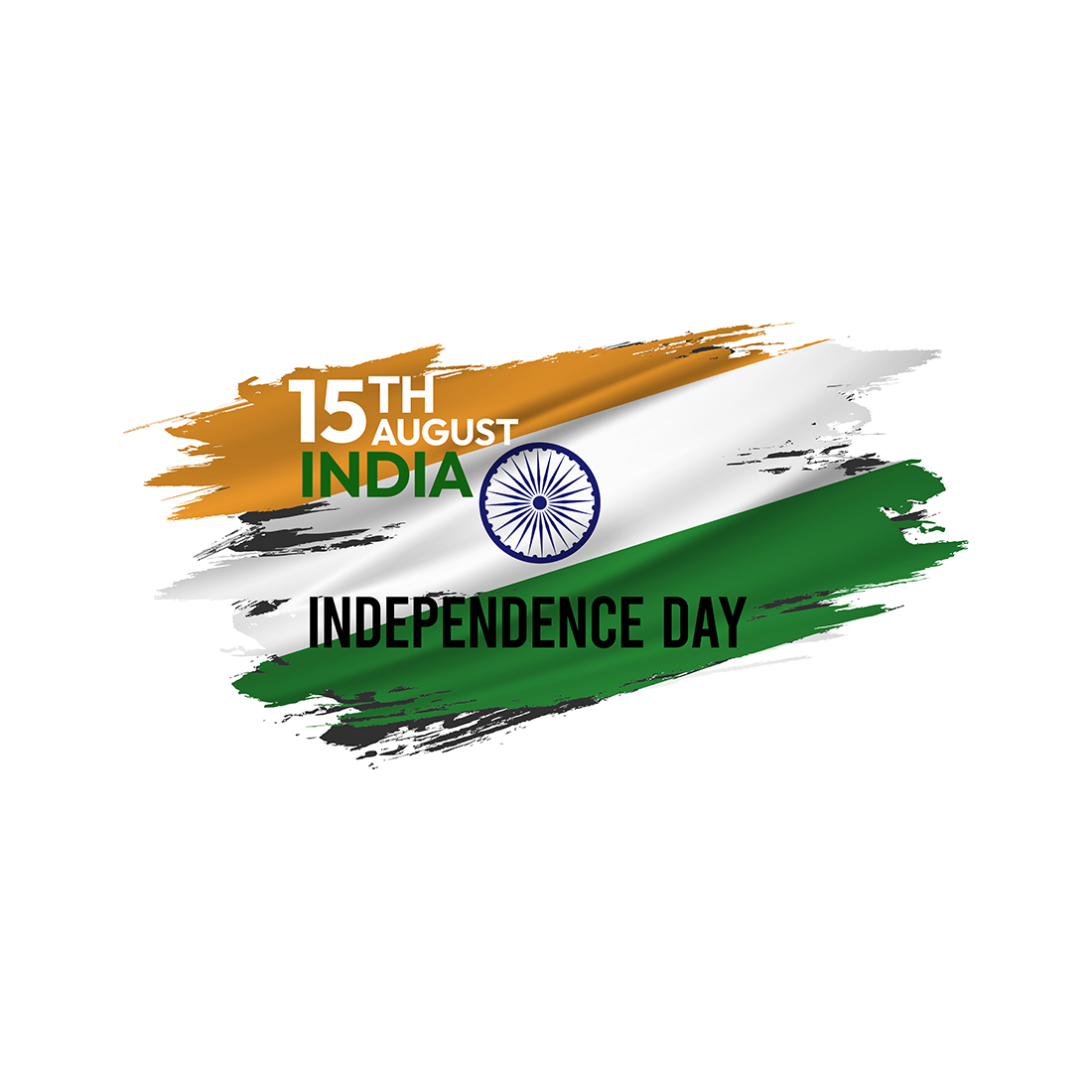 India independence day design templates preview image.