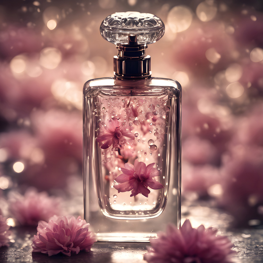 The perfume bottle romantic preview image.