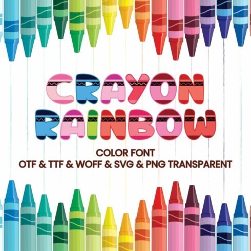 Crayon Rainbow - Color Font cover image.
