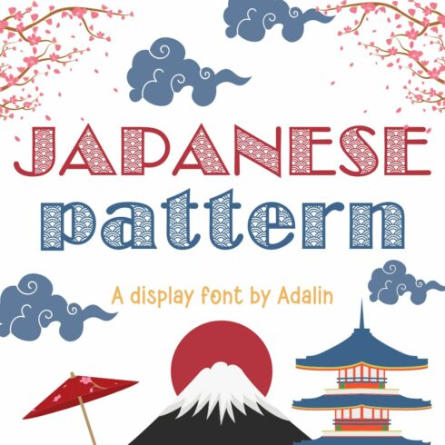 Japanese Pattern - Display Font cover image.