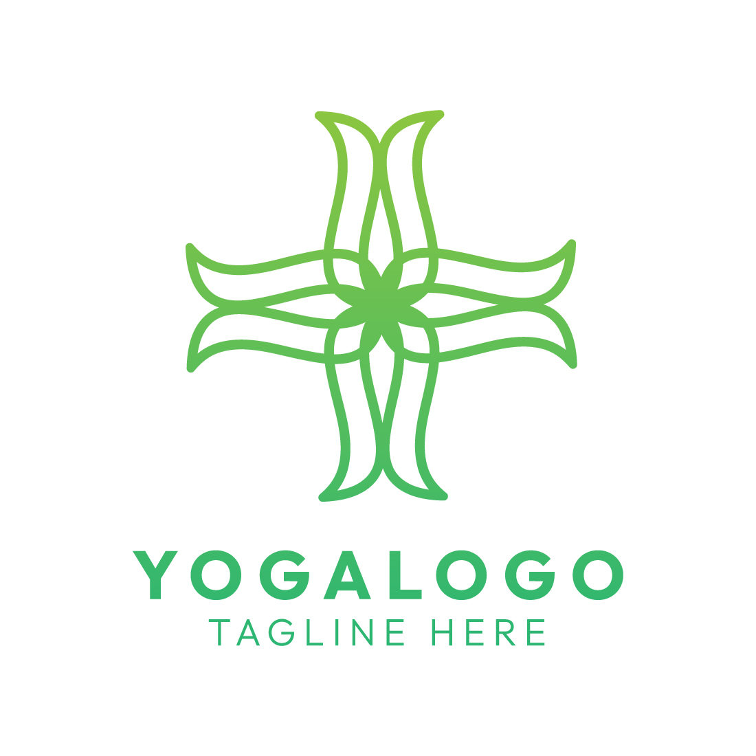 Minimalist Yoga Logo Design Bundle - Elegant & Modern Branding preview image.