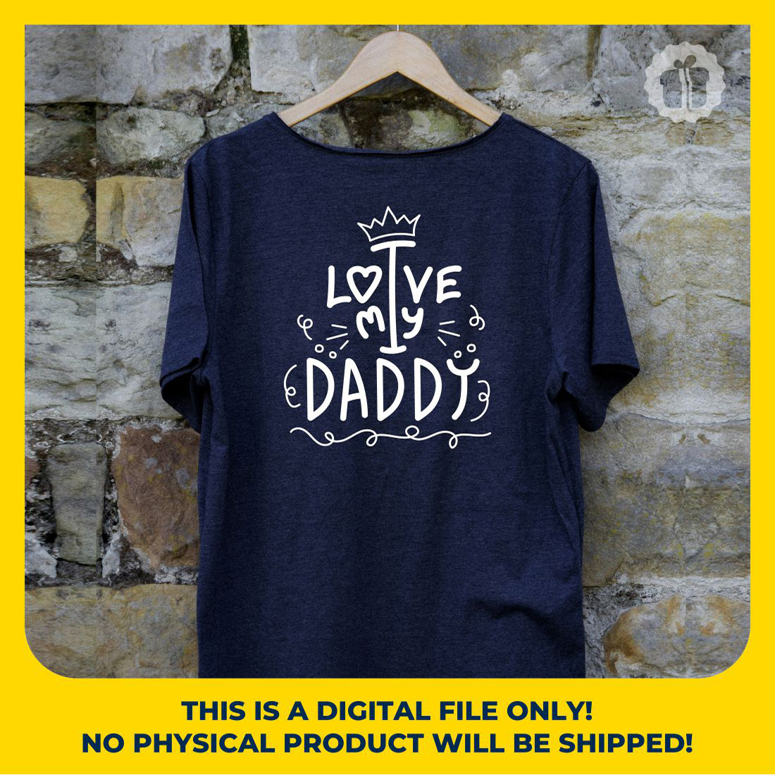 I Love My Daddy SVG | Father’s Day SVG, DXF, EPS, JPG, PNG & PDF Files preview image.