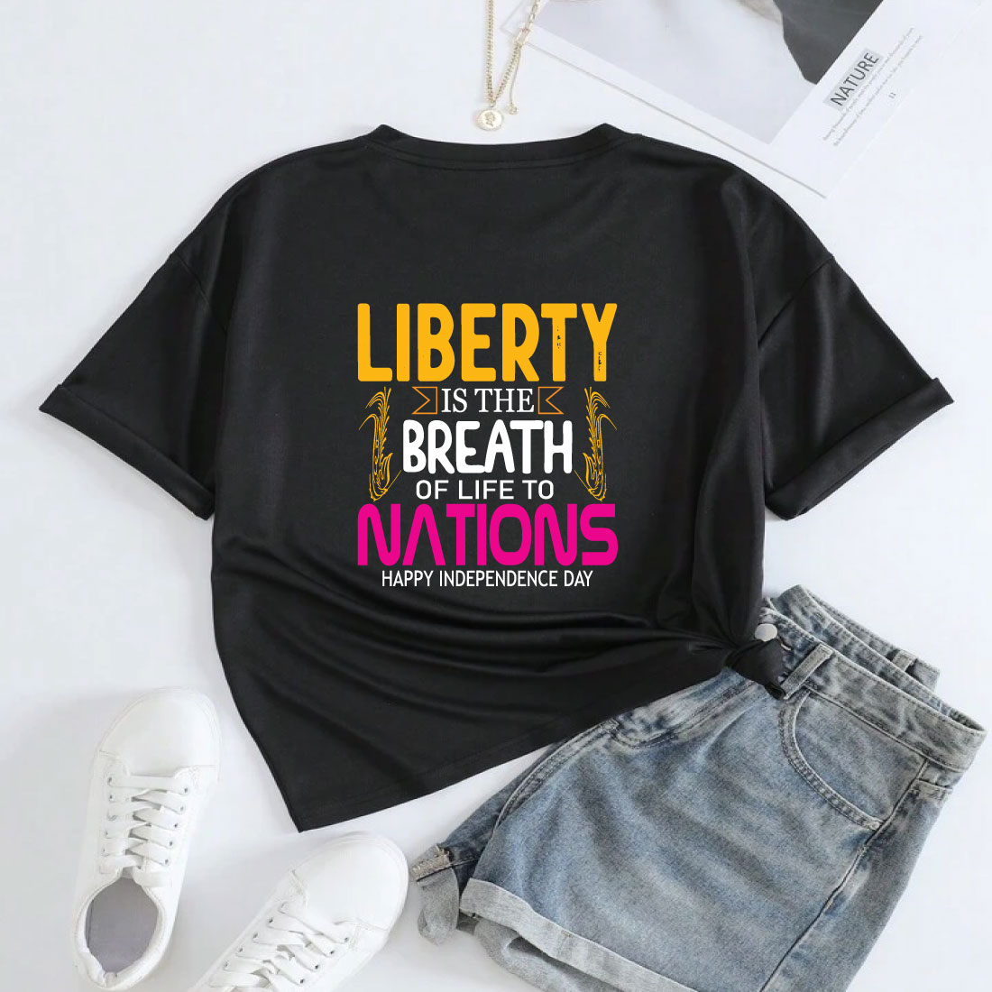 liberty Is The Breath Of Life To Nations Happy Independence Day preview image.