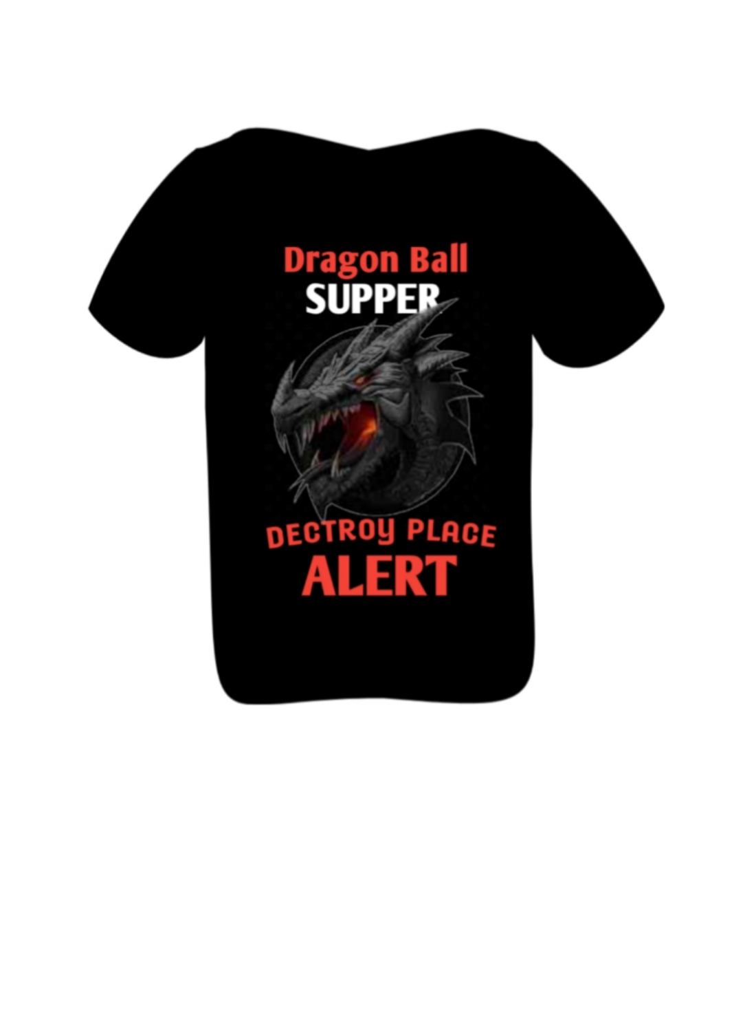 T-shirts design, graphic design, dragon Ball supper pinterest preview image.