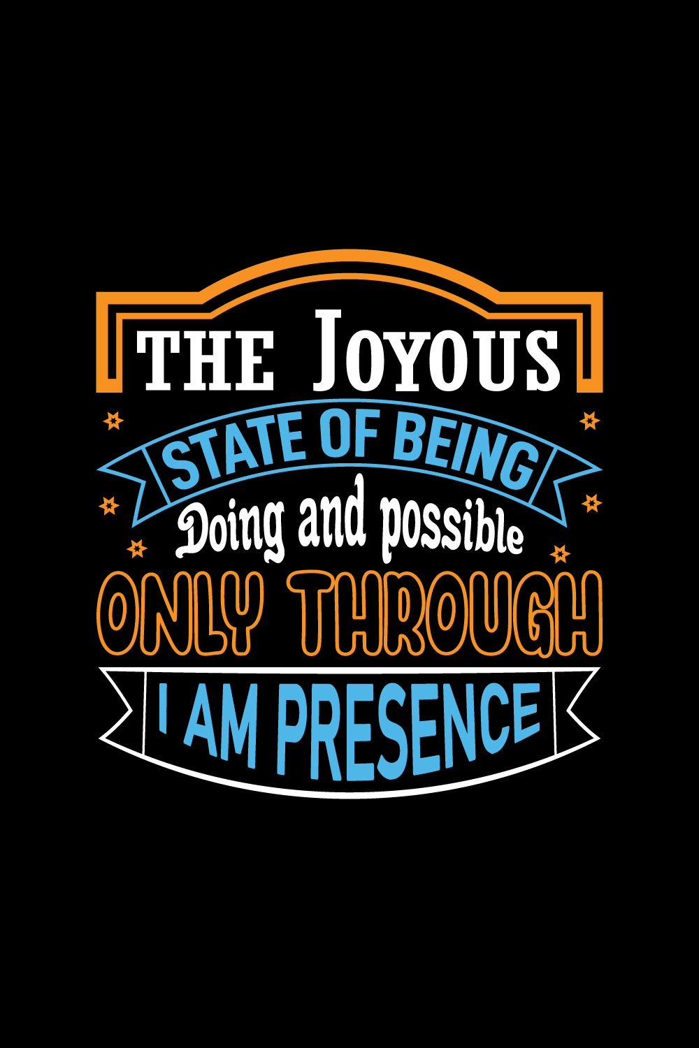 The Joyous State Of Being Doing And Possible Only Through I Am Presence pinterest preview image.