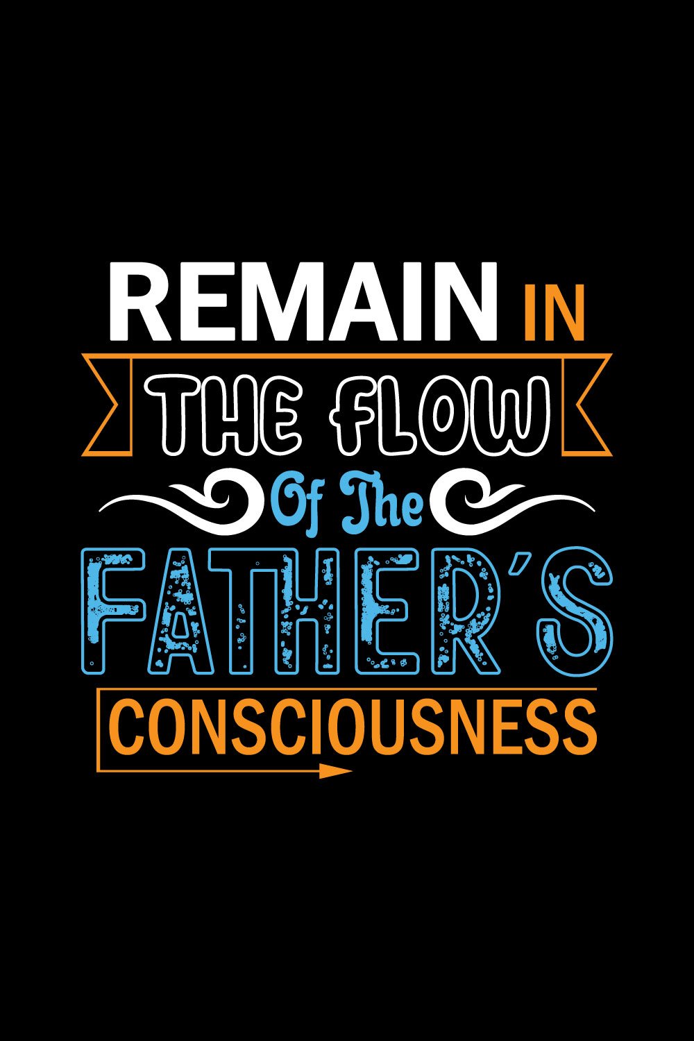 Remain In The Flow Of The Father's Consciousness pinterest preview image.