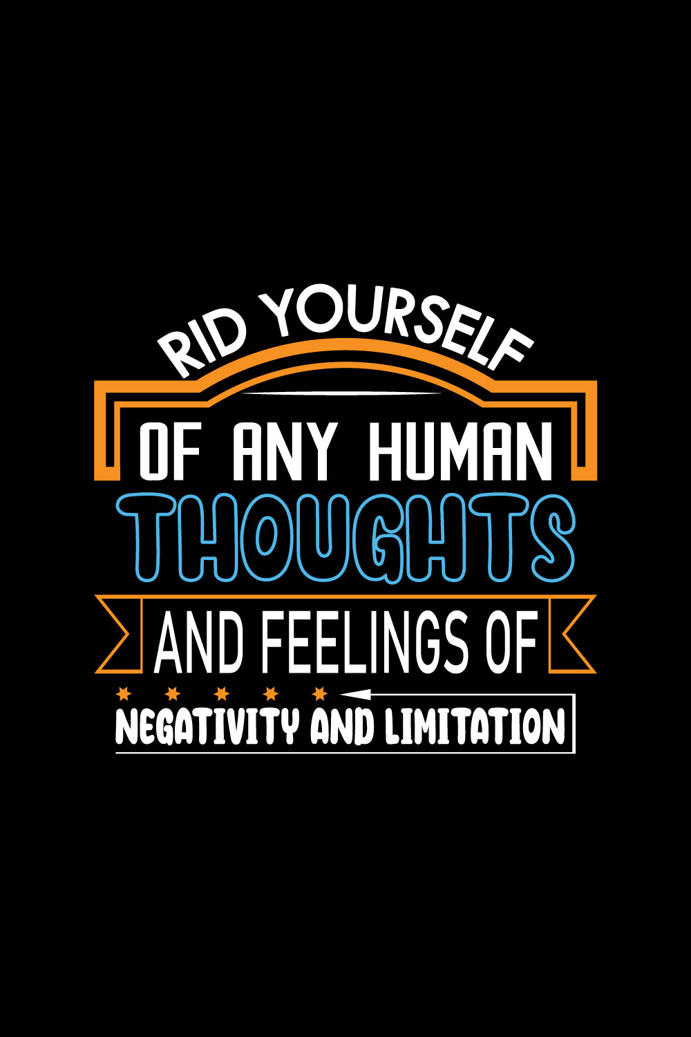 Rid Yourself Of Any Human Thoughts And Feelings Of Negativity And Limitation pinterest preview image.